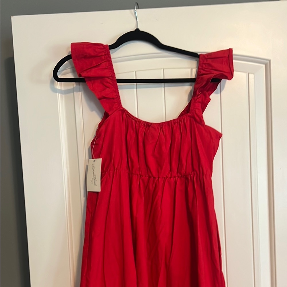 Universal Thread Red Maxi Dress - Picture 6 of 8
